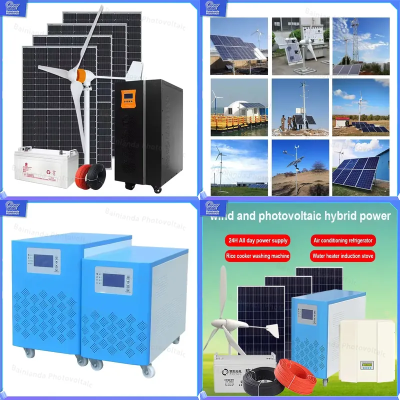 3KW 5KW 8KW Hybrid Wind Solar  - đánh giá và giá Wind Solar Hybrid Kit