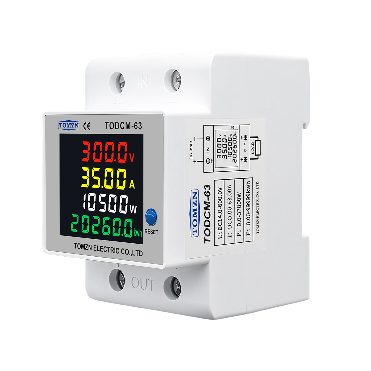 TOMZN DC Energy Meter 14-600V  - đánh giá và giá Renewable Energy Demonstration Kit