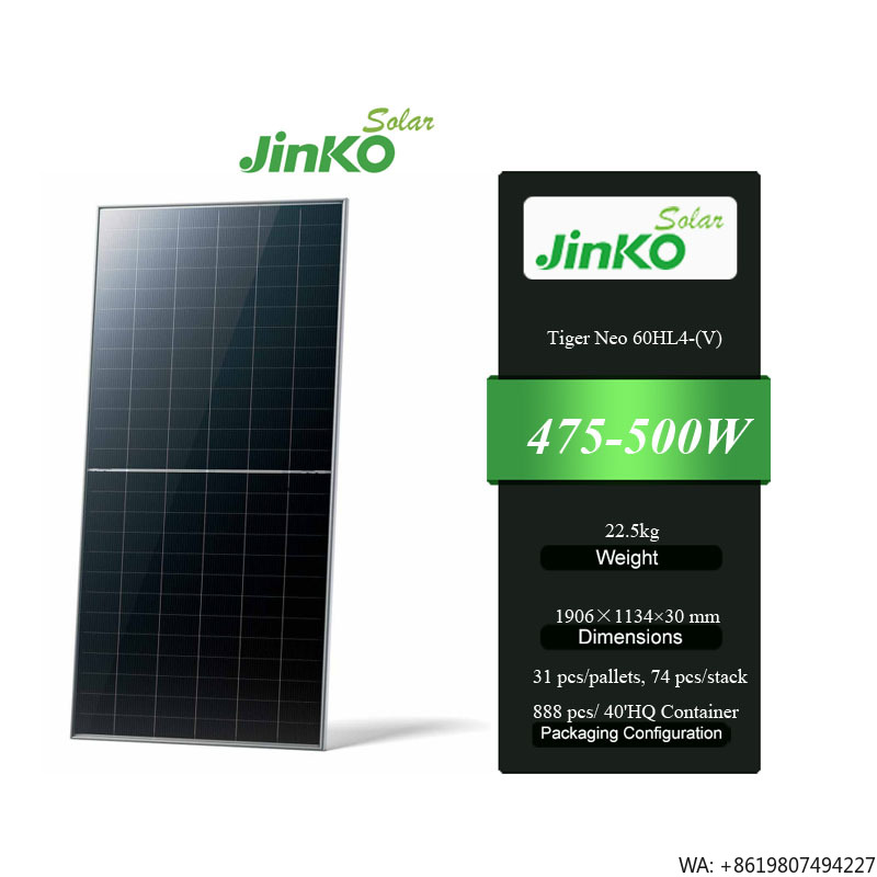 Jinko Tiger Neo 60HL4-(V) 475- - đánh giá và giá Jinko Solar Panel N-Type