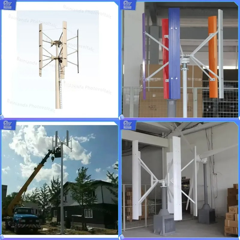 500W 1kW 2kW Vertical Axis Win - đánh giá và giá Wind Solar Hybrid Kit