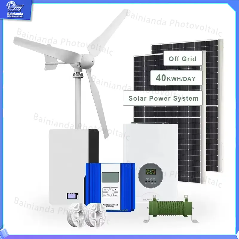 3KW Solar Wind Turbine Generat - đánh giá và giá Wind Solar Hybrid Kit