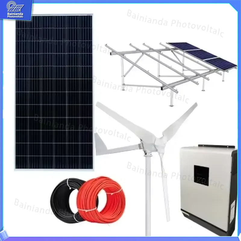 3KW 5KW 10KW Hybrid Wind Solar - đánh giá và giá Wind Solar Hybrid Kit