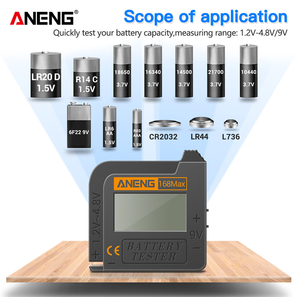 Aneng 168max kỹ thuật số Pin L - đánh giá và giá Renewable Energy Demonstration Kit