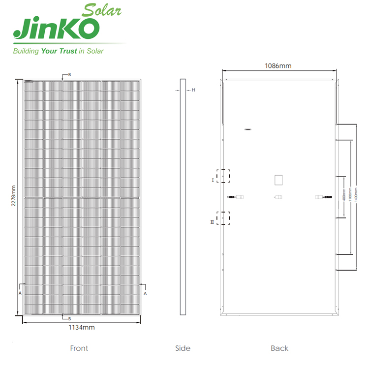 Jinko n Type Pv Module 610 Wat - đánh giá và giá Jinko Solar Panel N-Type
