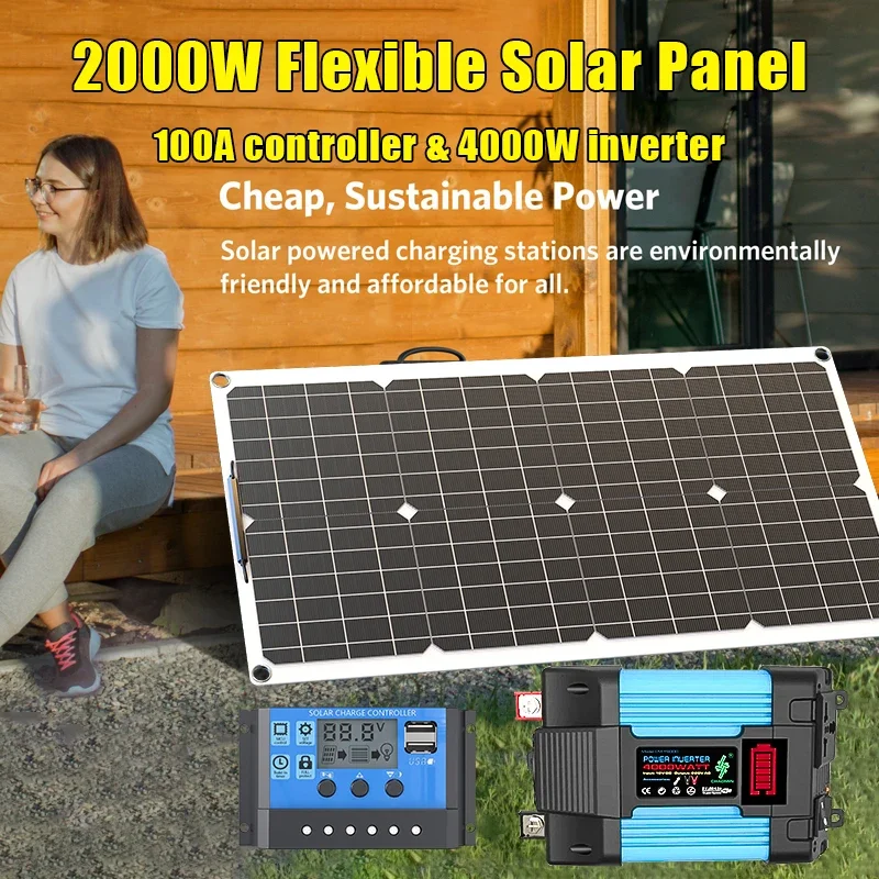 4000W Solar Panel Kit 12V To 1 - đánh giá và giá Renewable Energy Kits
