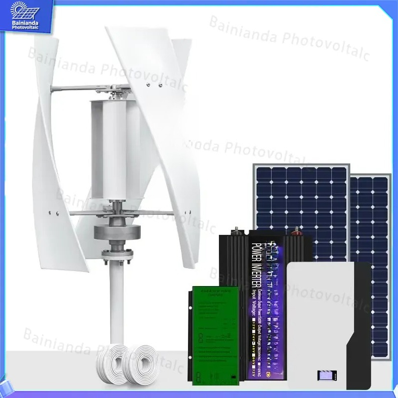 Vertical Wind Turbine Generato - đánh giá và giá Wind Solar Hybrid Kit