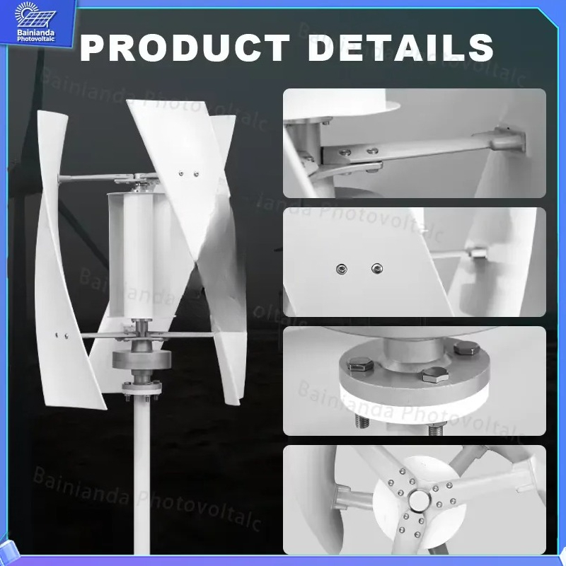 Vertical Wind Turbine Generato - đánh giá và giá Wind Solar Hybrid Kit