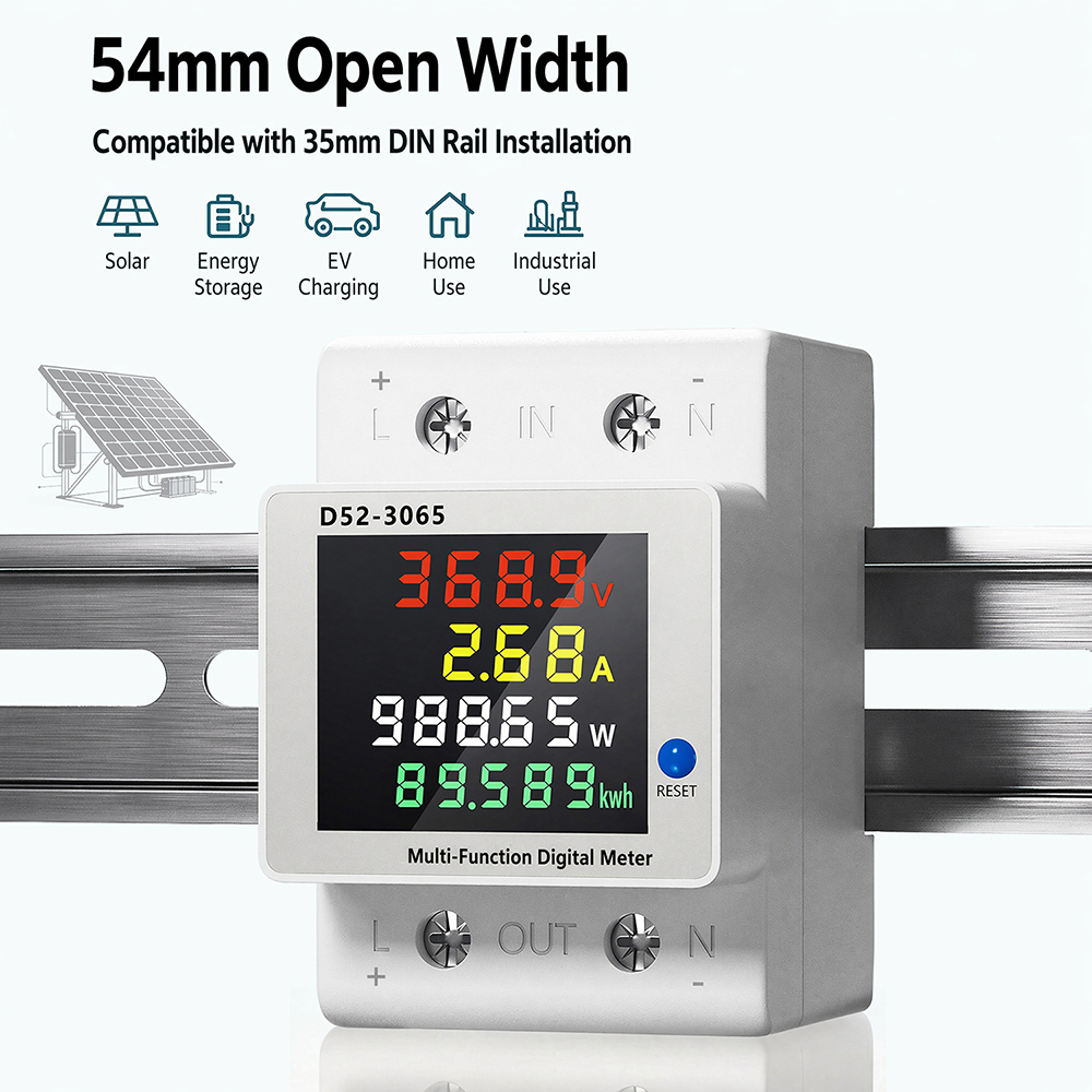 4 in 1 Din Rail DC Energy Mete - đánh giá và giá Renewable Energy Demonstration Kit